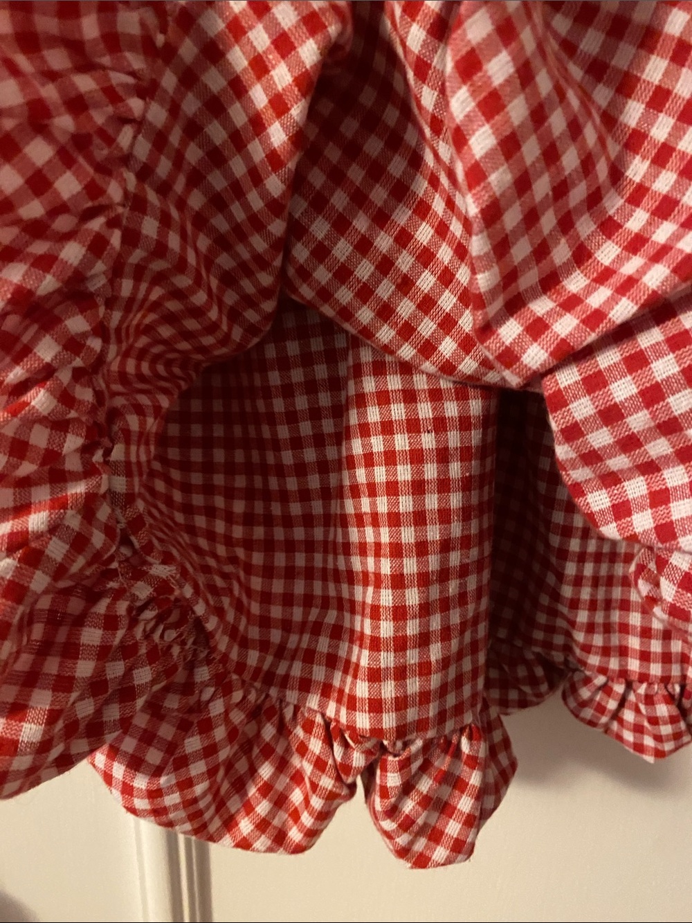 Red Gingham Mini Dress - Unbranded - Picture 3 of 7